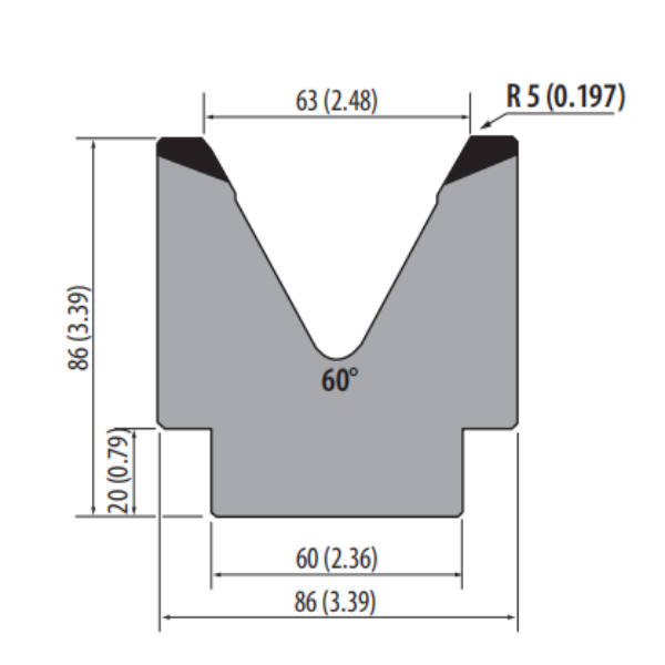 อมาด้าทรง H86 60° V63